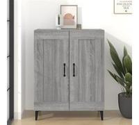 Vidaxl Buffet Sonoma Gris 69,5x34x90 Cm Bois D'ingénierie Multicolore