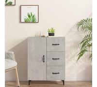 Buffet Sonoma Gris 69,5x34x90 cm Bois d'Ingénierie Armoire Rangement vidaXL