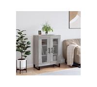 vidaXL – Buffet Sonoma gris 69,5x34x90 cm – Bois d'ingénierie