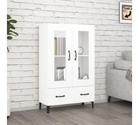 Buffet Sonoma Gris 70x31x115 cm Bois d'Ingénierie Armoire de Rangement vidaXL