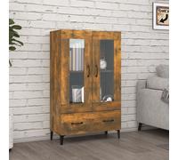 Buffet Sonoma Gris 70x31x115 cm Bois d'Ingénierie Armoire de Rangement vidaXL