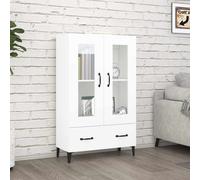 Buffet Blanc 70x31x115 cm Bois d'ingénierie
