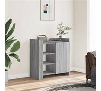 vidaXL Buffet sonoma gris 73,5 x 35 x 75 cm Bois d'ingénierie