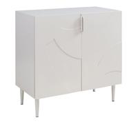 Buffet Starvili avec 2 portes 75 x 76 x 38 cm beige