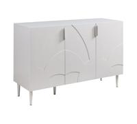 Buffet Starvili avec 3 portes 75 x 115 x 38 cm beige