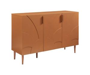 Buffet Starvili avec 3 portes 75 x 115 x 38 cm couleur rouille