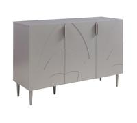 Buffet Starvili avec 3 portes 75 x 115 x 38 cm gris