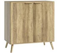 Buffet salon - HOMCOM - placard à 2 portes et étagère réglable - 77 x 40 x 81 cm