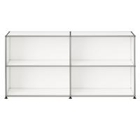 Buffet USM Haller M67 ouvert à quatre compartiments - Livraison rapide - Blanc pur - USM HALLER QS M67 24