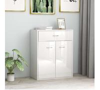 Buffet - vidaXL - 800717 - Blanc brillant - 2 portes - 60x30x75 cm
