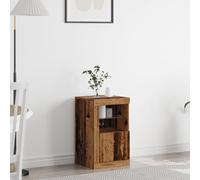 Buffet Vidaxl Avec Éclairage Led En Bois Ancien 41x37x67 Cm