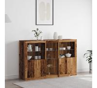 Buffet Vidaxl Avec Lumières Led Bois Ancien 162x37x100 Cm Bois D'ingénierie, Buffet Vidaxl Avec Lumières Led Bois Ancien 60,5x37x100 Cm, Buffet Vidaxl Avec Lumières Led Bois Ancien 41x37x100 Cm