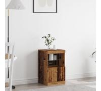 Buffet Vidaxl Avec Lumières Led Bois Ancien 41x37x67 Cm