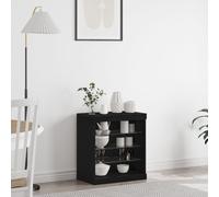 Buffet bas - vidaXL - Chêne noir - Design contemporain - Finition mate - Bois massif