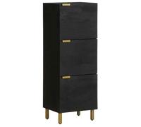 Buffet - vidaXL - Bahut - bois d'ingénierie - noir - 40 x 33 x 110 cm@vml94s