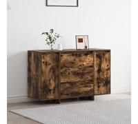vidaXL Buffet chêne fumé 120 x 41 x 75 cm Bois composite