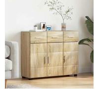 vidaXL Buffet Chêne Sonoma – 88,5 x 30,5 x 73 cm – Bois d'ingénierie, rangement pratique