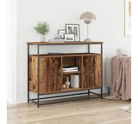 Buffet Vidaxl En Bois Ancien 100x35x80 Cm En Bois Aggloméré Et Acier