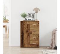 Buffet Vidaxl En Bois Ancien 60x31x84 Cm En Bois Aggloméré