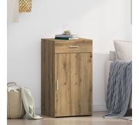 Buffet Vidaxl En Chêne Artisan 30x42,5x93 Cm En Bois D'ingénierie
