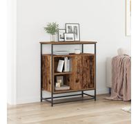 Buffet rustique - vidaXL - Vieux bois - 3 compartiments - MDF et métal - Marron