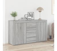 vidaXL Sideboard Gris Sonoma 120 x 36 x 69 cm Matériau dérivé du bois