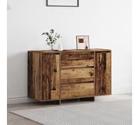 Buffet Vidaxl Vieux Bois Bois Massif Récupéré Buffet Rustique