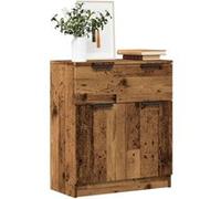 Buffet vieux bois 60x30x70 cm bois d ingénierie Marron G