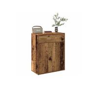 vidaXL Buffet Vieux Bois – Bois d'ingénierie, 60x30x75 cm