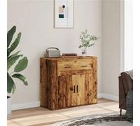 vidaXL Buffet Vieux bois 80x33x70 cm Bois d'ingénierie Marron