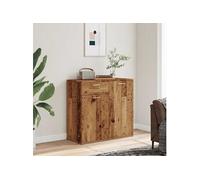 Buffet vieux bois 80x36x75 cm bois d ingénierie