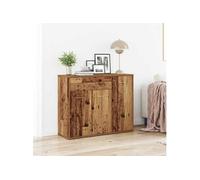 vidaXL Buffet vieux bois 88x30x70 cm bois d'ingénierie, meuble de rangement, meuble de rangement de cuisine, meuble de 861140
