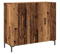 Buffet vieux bois 90x34x80 cm bois d ingénierie