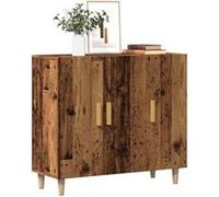 vidaXL Buffet Vieux bois 856890 Bois d'ingénierie 90x34x80 cm Marron