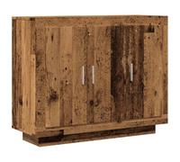 vidaXL Buffet vieux bois 92x35x75 cm en bois d'ingénierie – Meuble de rangement 856864