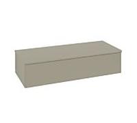 Meuble Suspendu Villeroy et Boch Antao 1 tiroir 1200x268x500mm Stone Grey Matt Lacquer/Honey Oak