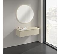 Buffet Villeroy & Boch Antao K40100HJ 100 x 26,8 x 50 cm, couleur du plan vasque : laque mate gris soie