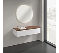 Villeroy & Boch V&B Buffet sans structure de façade Antao 120x26,8x50cm, WBP chêne w., blanc m Lac Quantité:1