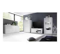 Homemania Armoire multifonctionnelle Basic - Blanc - 140 x 68 x 45 cm Blanc G