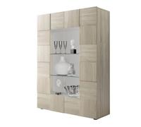 Buffet - Vitrine LONDON chêne