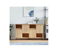 vidaXL Buffets 2 pcs chêne sonoma bois d'ingénierie 3190128