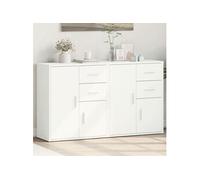 vidaXL Buffets 2 pcs – Armoire de rangement blanc 60x31x70 cm bois d'ingénierie