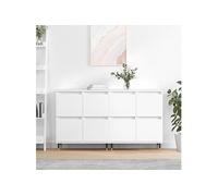 Buffets 2 pcs blanc bois d'ingénierie3190165