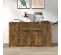 Buffets 2 pcs. Chêne fumé 60x30x70 cm Bois composite