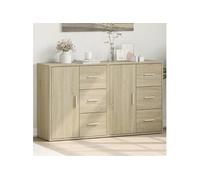 Buffets 2 pcs chêne sonoma 60x31x70 cm bois d'ingénierie 3276555