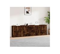 Buffets 3 pcs Chêne fumé Bois d'ingénierie3185404