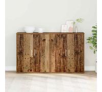 Buffets 2 pcs blanc 60x31x70 cm bois d'ingénierie, armoire de rangement, meuble d'entrée, meuble d'appoint, meuble de 3276539