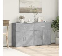 Buffets Armoire de Rangement Salon Chambre 2 pcs Bois d'Ingénierie vidaXL