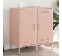 Buffets Armoires Rangement Salon Chambre Intérieur 2 pcs Rose Acier vidaXL