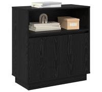 Buffets et Buffets vidaXL Chêne noir Bois d'ingénierie Moyen Buffet